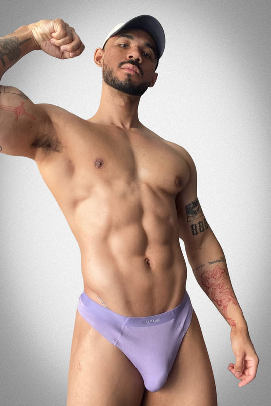 Premium Modal Athletic Thong - Purple