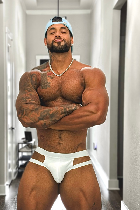 Host-or-Travel Adjustable Jock Thong - White