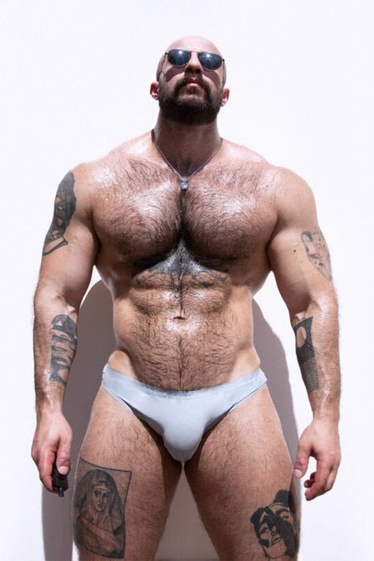 After-Hours Silky Seamless Briefs - Grey