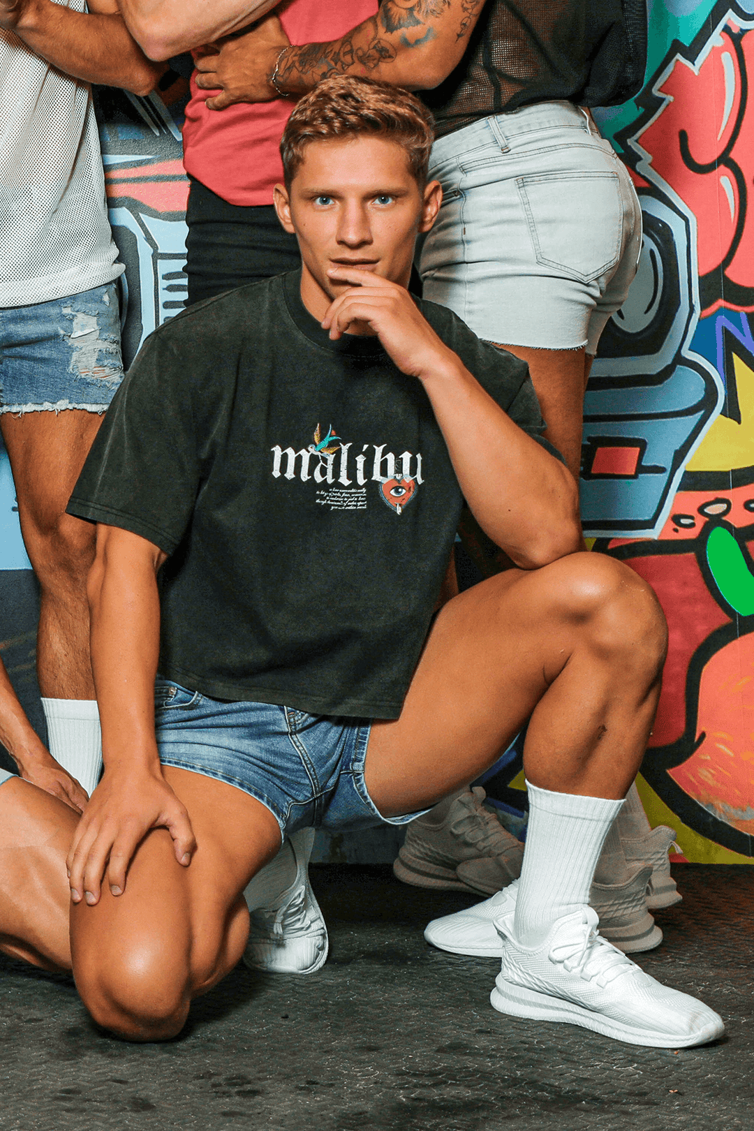 In-Your-Dreams 3.5" Denim Short Shorts - True Blue - JJ Malibu 