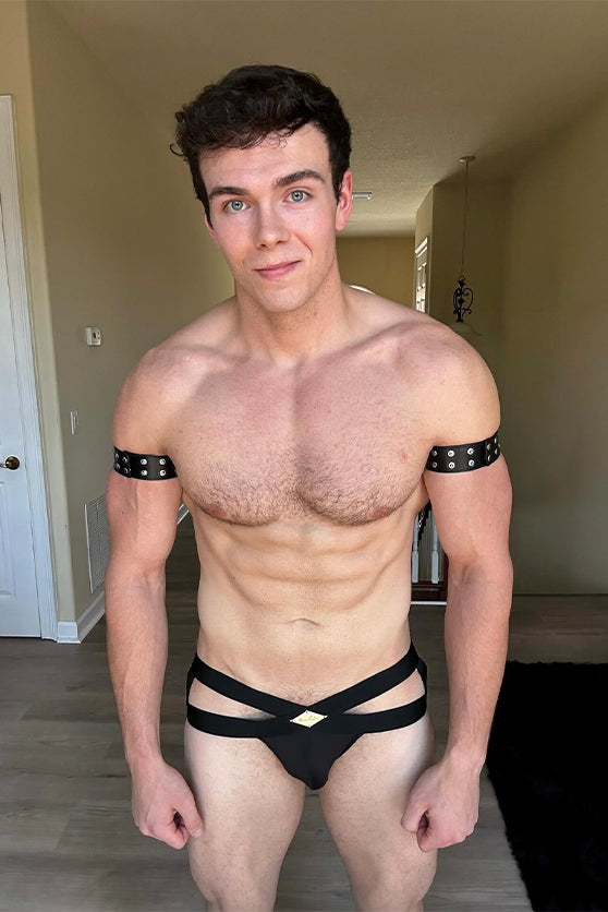 Stud Arm Bands - Black