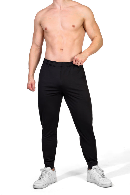 Peek-A-Boo Joggers - Black