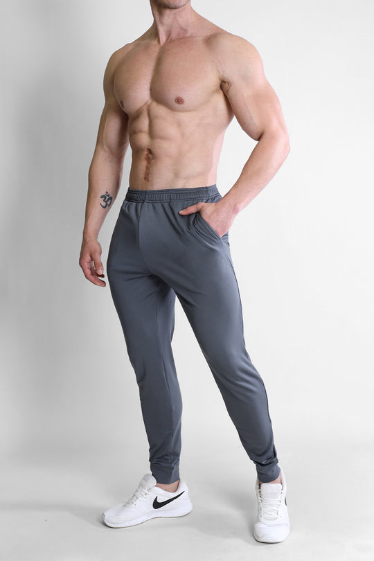 Peek-A-Boo Joggers - Dark Grey