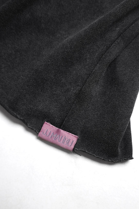 Vintage-Washed Drop-Shoulder Crop Tee - Beefcake