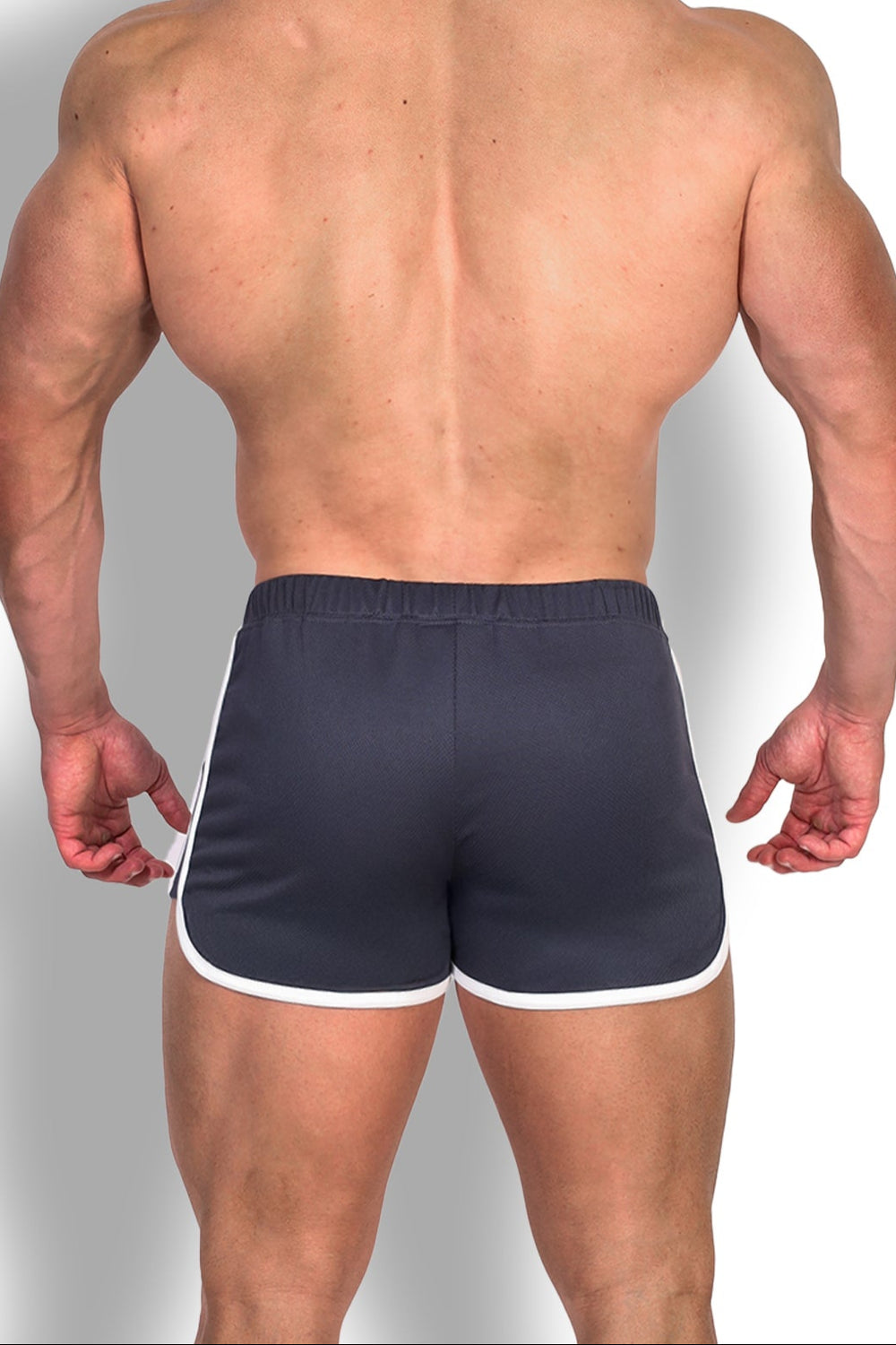 Nightcall Elastic Waist 3" Short Shorts - Smokey Grey