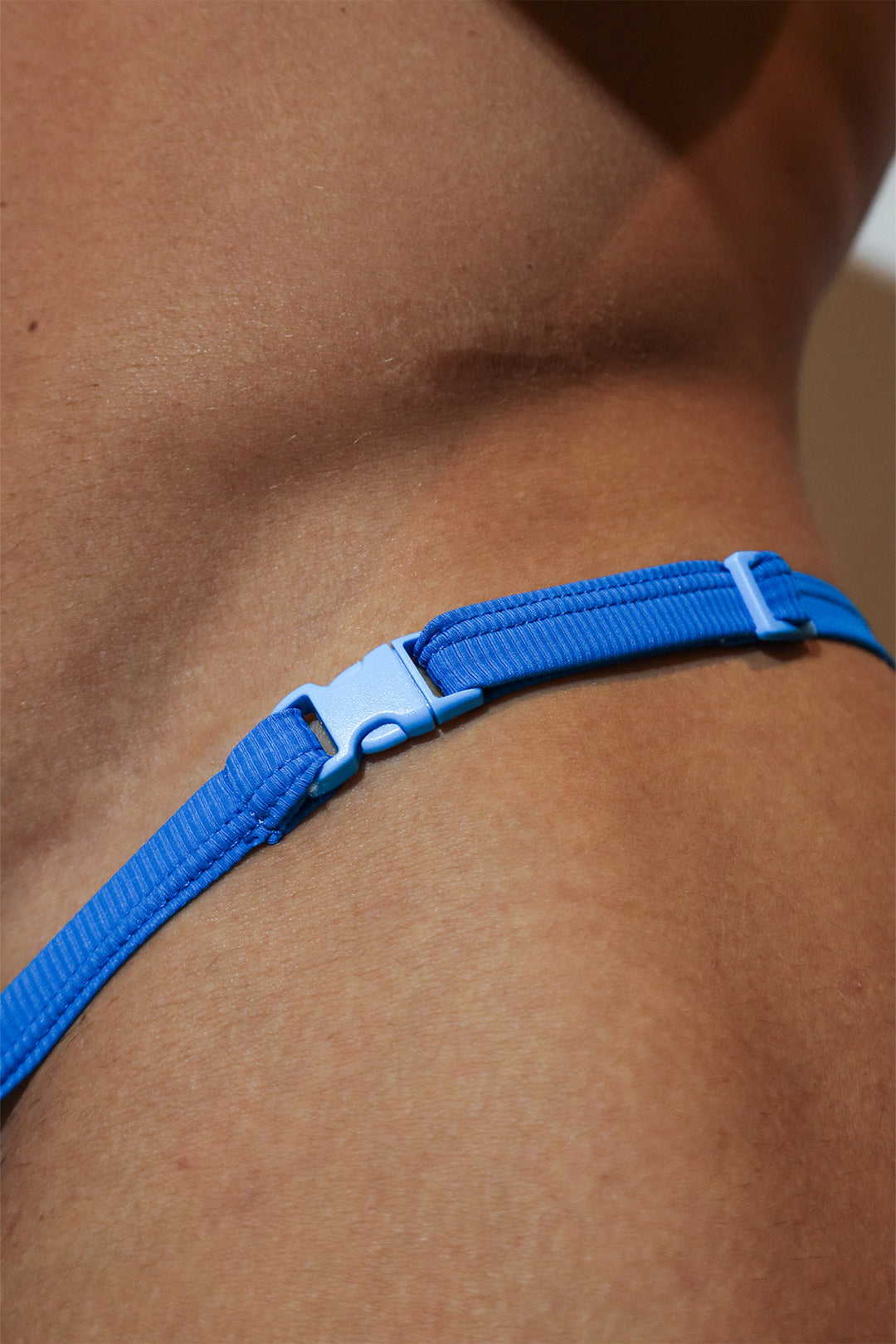 G String V Back Jockstrap - True Blue