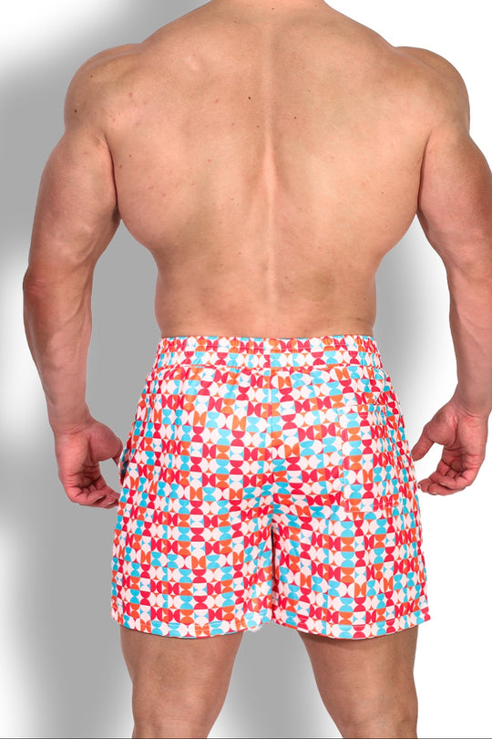 Quick-Dry Mesh Shorts - Retro