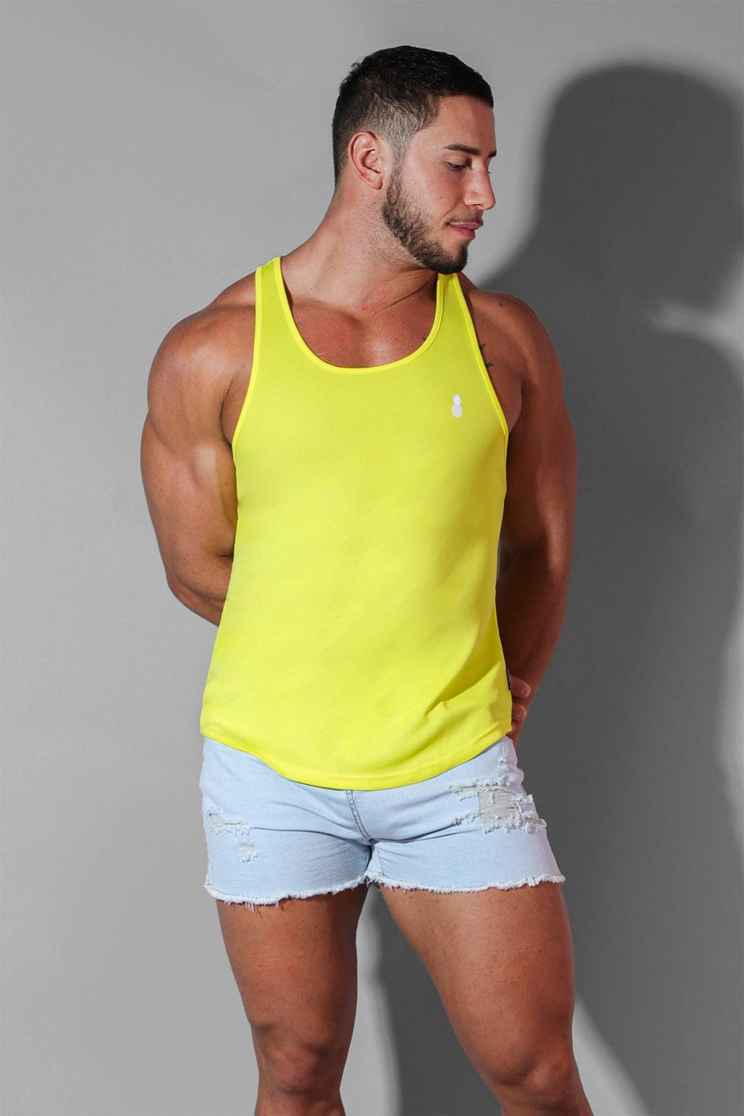 Quick-Dry Tank Top - Lemon Yellow - JJ Malibu 