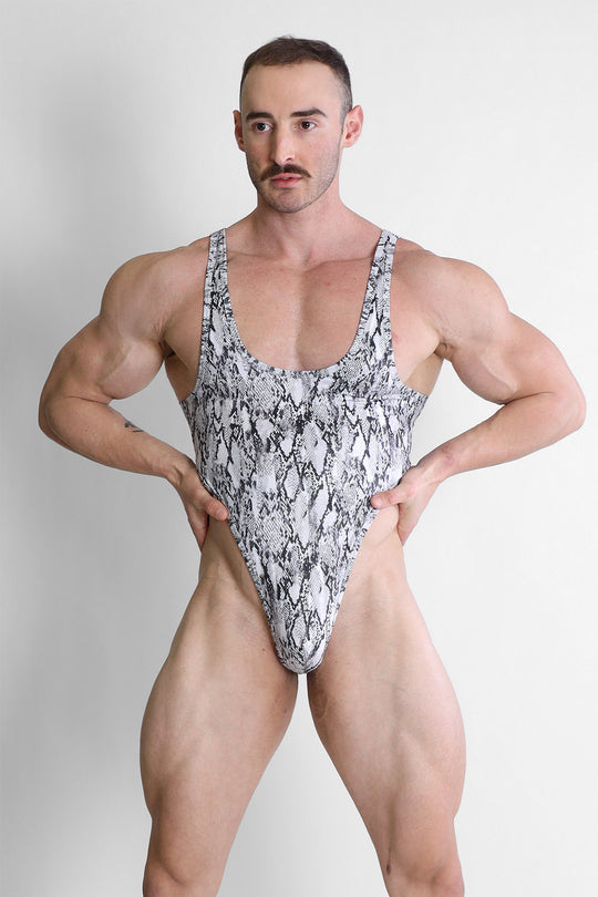 Breaking-Hearts Bodysuit - Snake Print