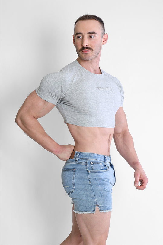 Muscle-Fit Crop Tee - Free Verse