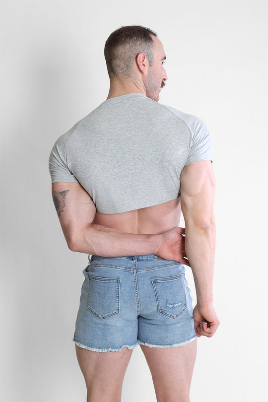 Muscle-Fit Crop Tee - Free Verse