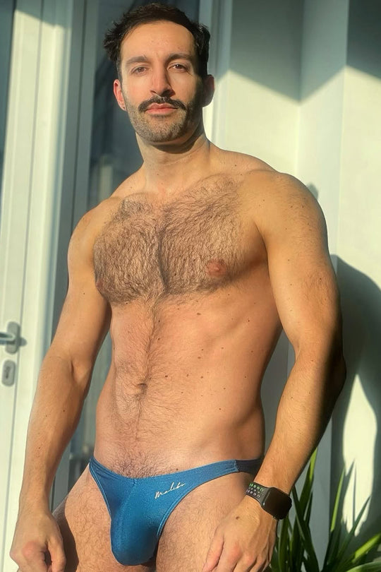 Dynamic Classic Scrunch-Butt Brief - Neon Blue